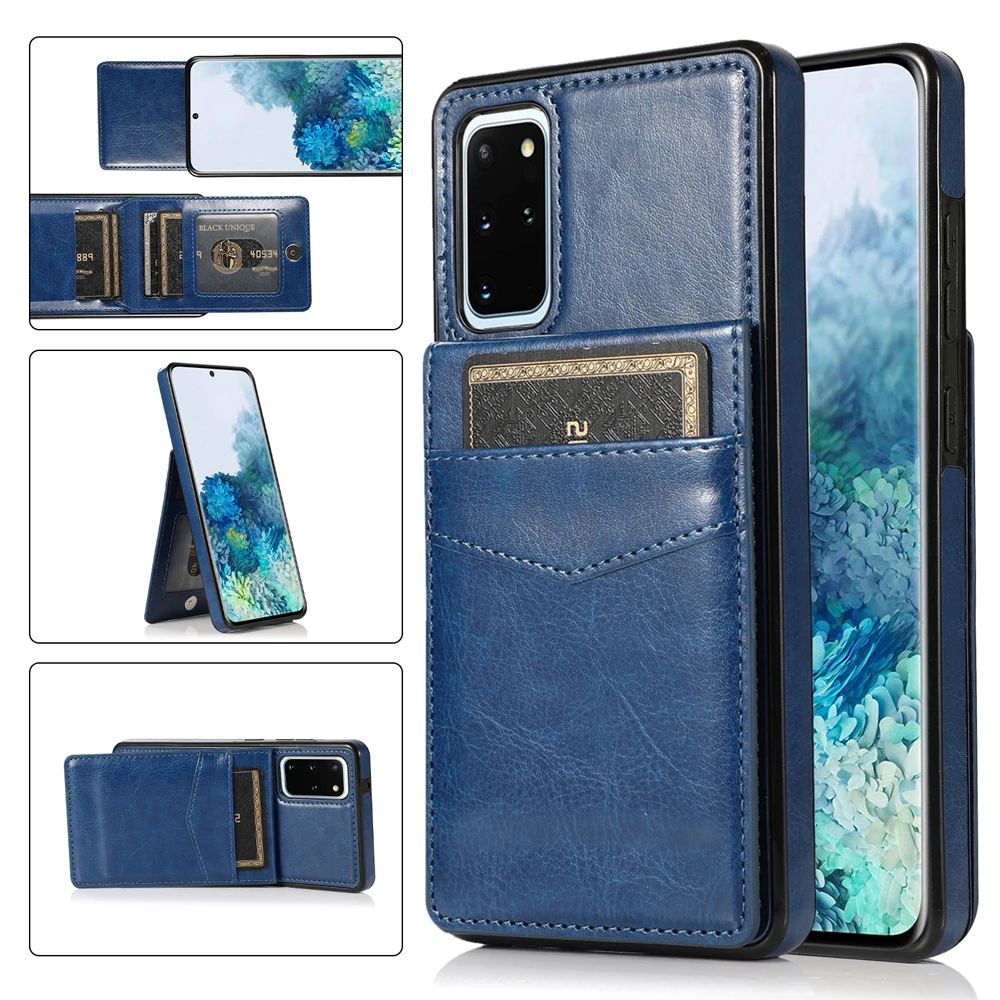 

Новый Вертикальный флип-чехол для Samsung S21 Ultra A71 A51 A50 S21 PLUS Note20 Ultra S10 S9 S8 PLUS, Кожаные чехлы с держателем для карт