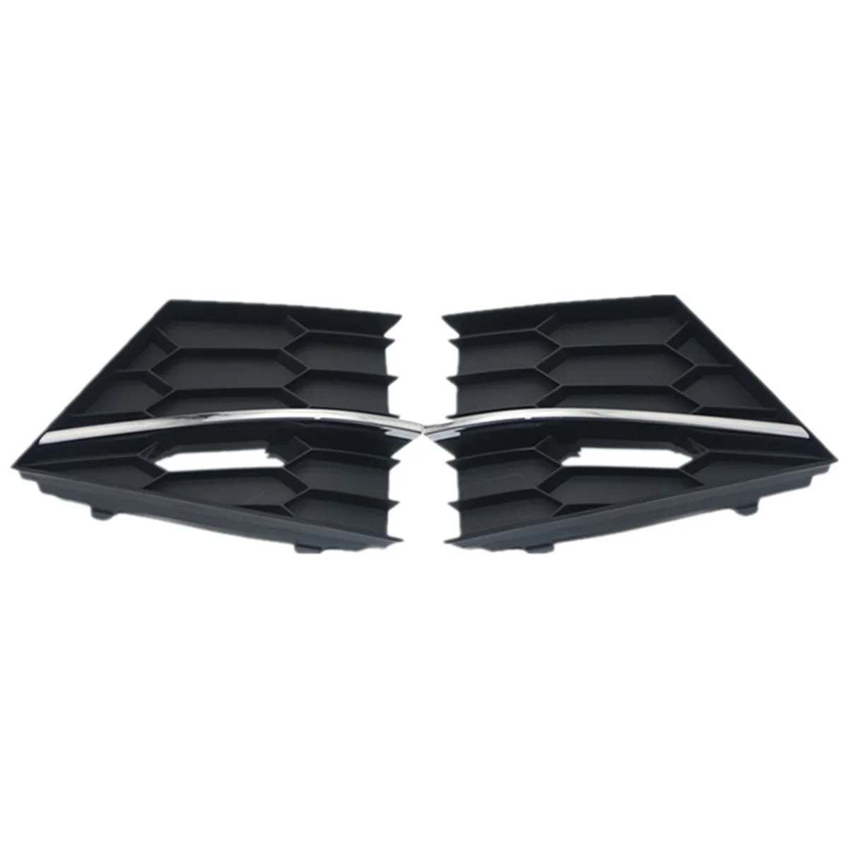 Front Bumper Fog Light Grille Cover Fog Light Cover Trim for Skoda Superb -