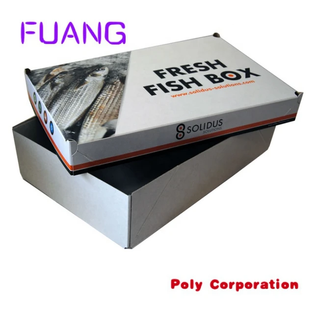 Custom Factory price Hollow Sheet Frozen Fish Packing Boxes
