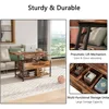 Lift Top Coffee Table ，4 in 1 Multi-Function Coffee Table with Hidden Compartment ，Modern Lift Tabletop Dining Table 5