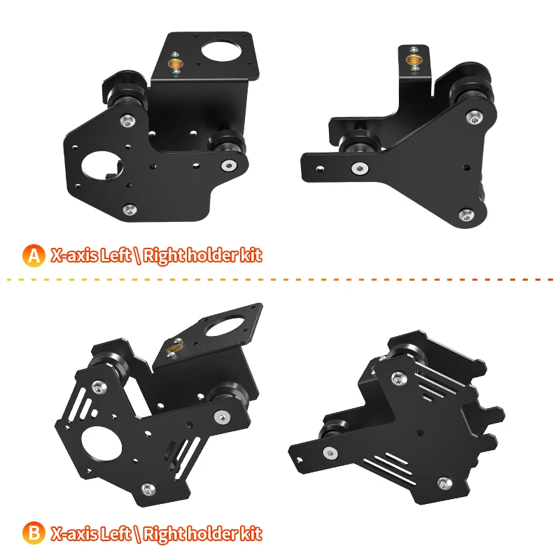 Suporte de Montagem do Motor do Eixo y x Peças da Impressora 3d Placa de Montagem do Motor Frontal e Traseira Tensor para Cr10 Ender3 Direita Esquerda x Eixo z - Imagem 5