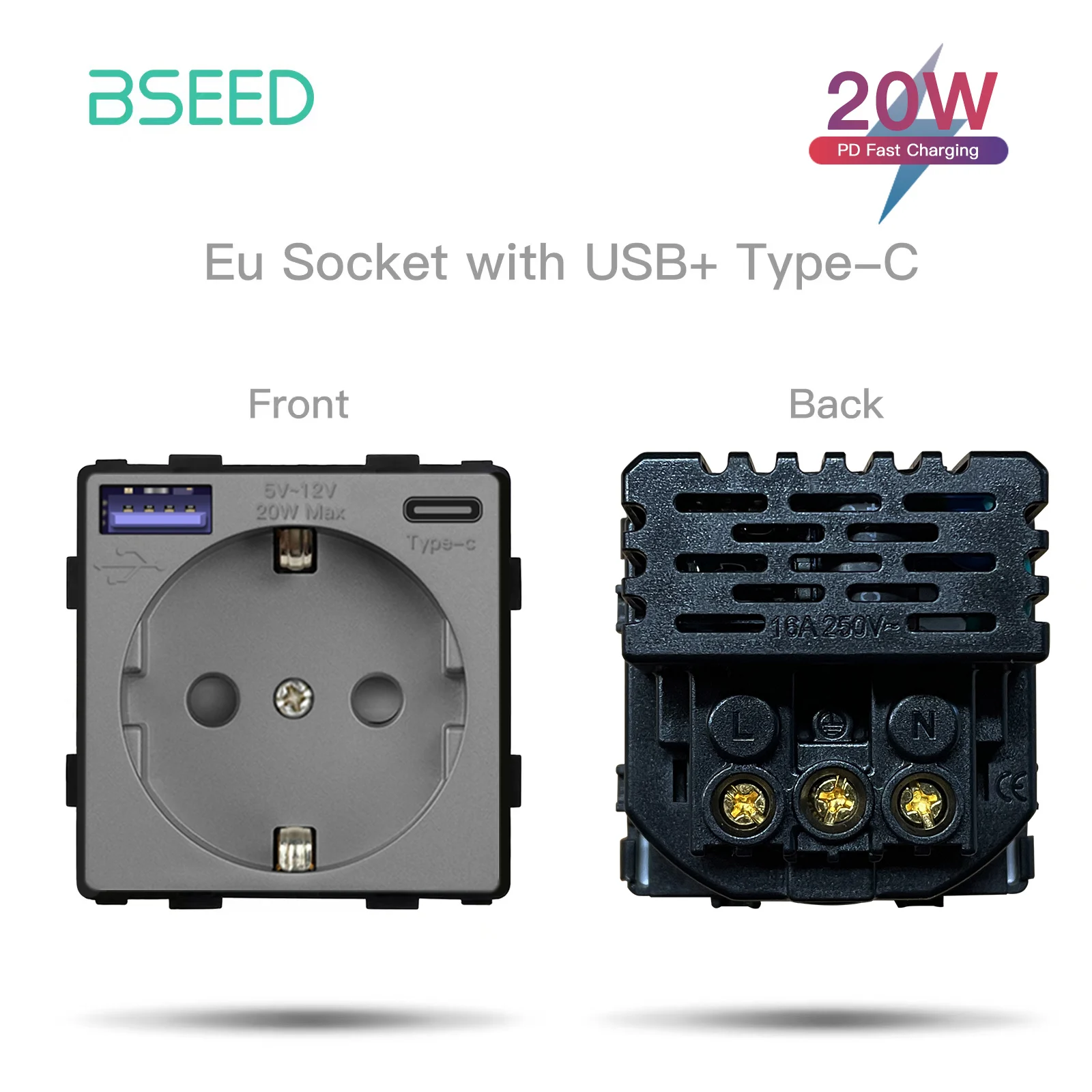 20W Type-c Socket