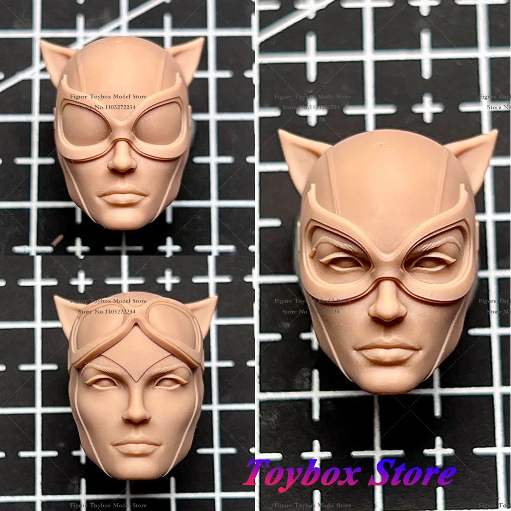 バットマンmcfarlane catwoman cat girl head Sculpt for 6 'shf