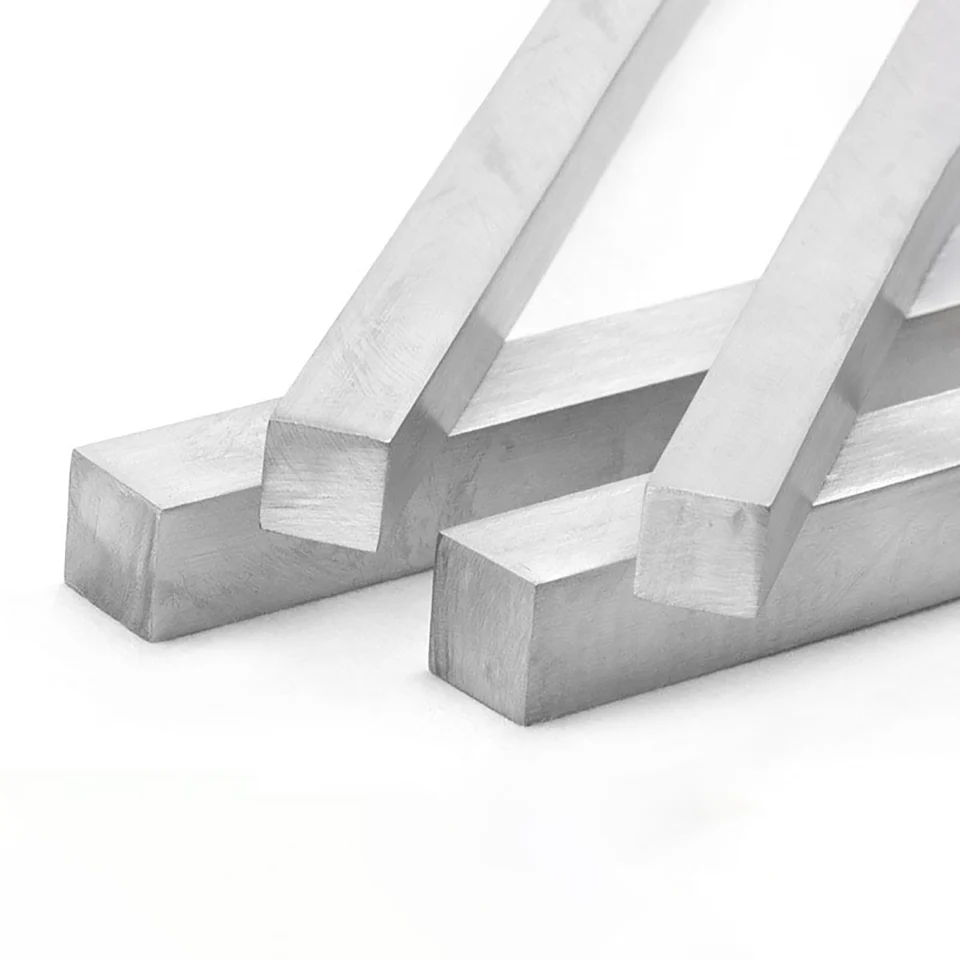 Barre Quadrate In Acciaio Inox 304 | Lunghezza 500 Mm, Misure 1,5-5 Mm, Asta Solida Per Modellismo E Progetti Fai Da Te