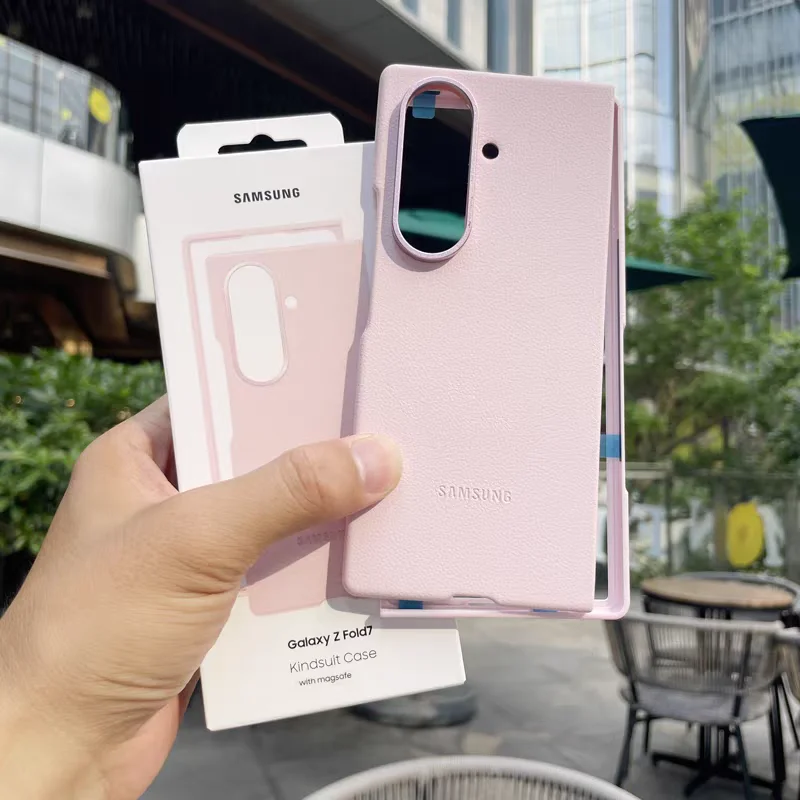 حافظة مغناطيسية جلدية أصلية قابلة للطي 7 لهاتف سام...