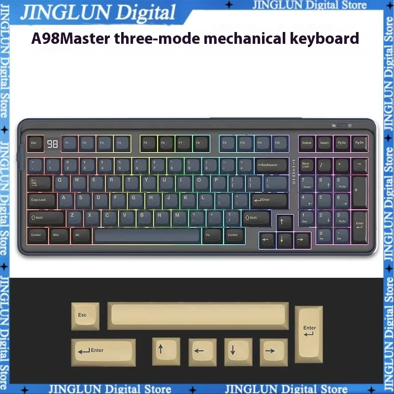 

Daeryou A98master Customized Gasket Structure Master Axis The Third Mock Examination Wireless Bluetooth Mechanical Keyboard