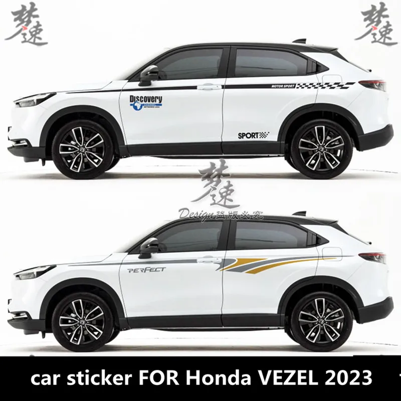 

New car sticker FOR Honda VEZEL 2023 modified appearance fashionable off-road customized car decal and film accessories