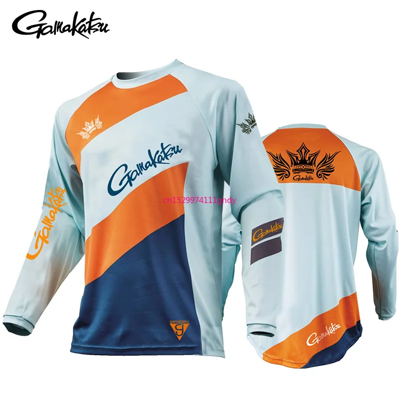 

Summer New 2024 Long Sleeve Fishing Shirt Quick Dry Fishing Clothing Anti-UV Sunscreen Fishing Clothes rf643