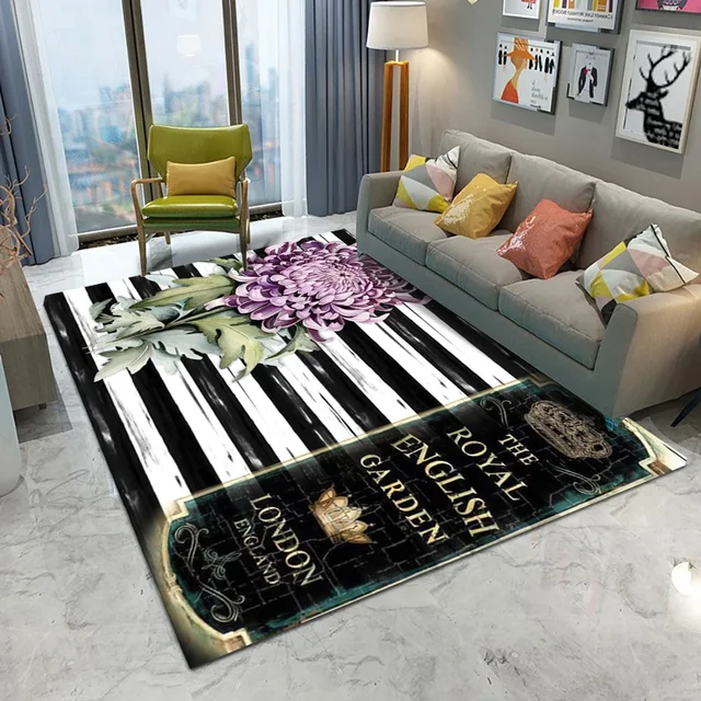 Garden Flower Art Rug 2