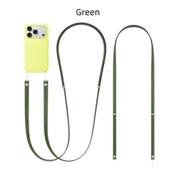 Magnetic Crossbody Strap Phone Case with Adjustable Neck Lanyard (Green(1 Lanyard)