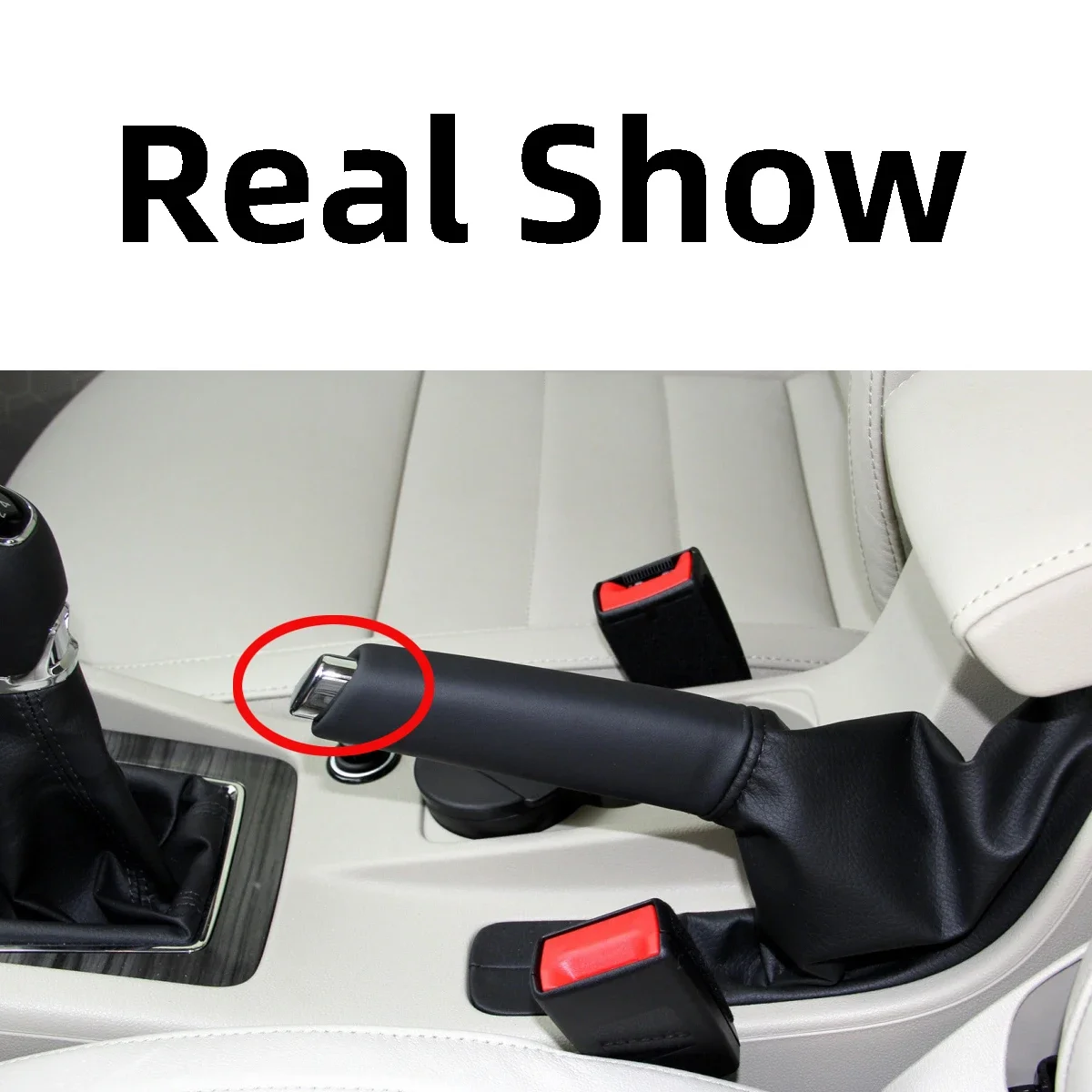 New Chrome Hand Brake Release Push Button Switch Push Button Switch Handbrake Switch Cover Handbrake Button Cover Handbrake Lever Button For Skoda Octavia 3 mk3 A7 5E RS Combi Seat Leon 5F SC ST 2013-5F0711333A