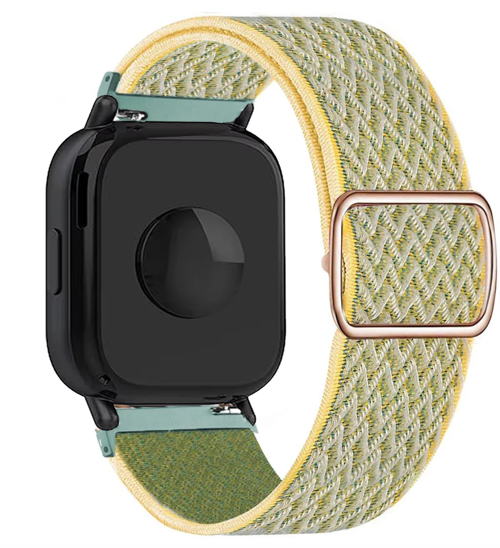 Versatile Nylon Elastic Watch Strap - 20/22mm (Black)