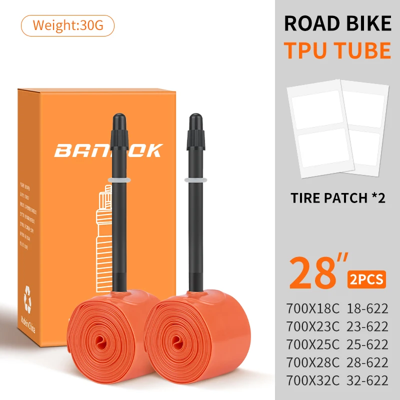 FAFX Ultralight TPU Road Bike Inner Tube with French Valve
