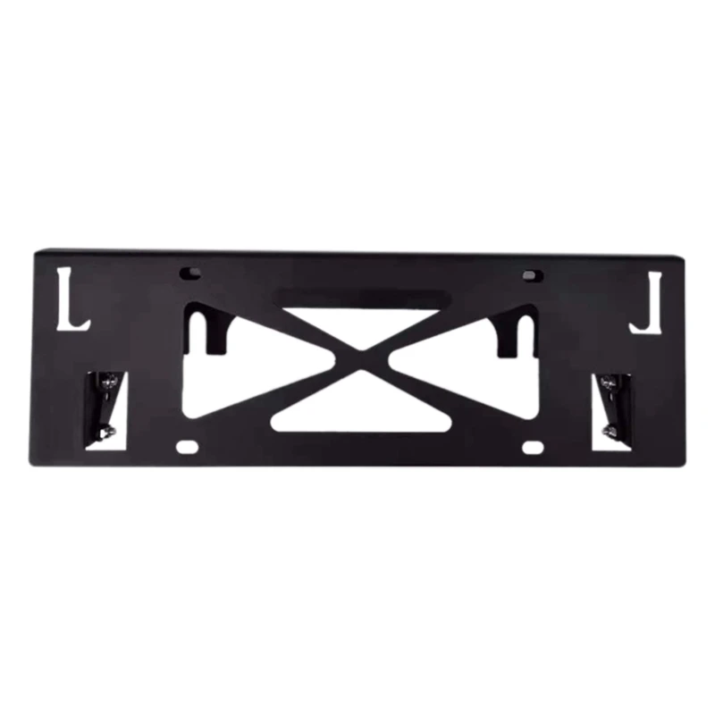 

For Jeep Wrangler Jk Jl Front License Plate Rack Move Up And Down With Loke License Plate Base Parts Accessories