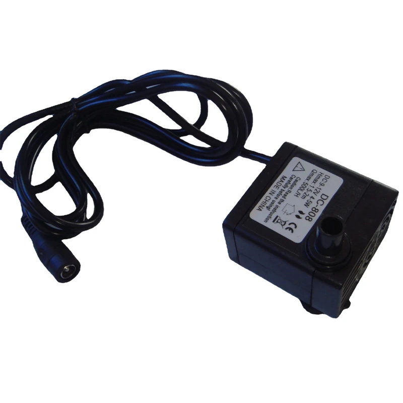 Ultra-quiet 9V-12V 4-5W 500L Flow Rate Waterproof Brushless Mini Water Filter Fish for Tank Fountain G5AB