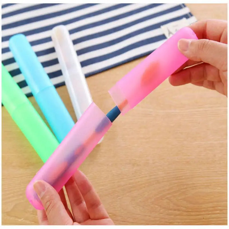 Toothbrush Covers Toothbrush Case Toothbrush Storage Box Portable Toothbrush Tube Cover Case For Travel Hiking Camping Toothbrush Box Brush Tube Case Practical High Quality Storage Box