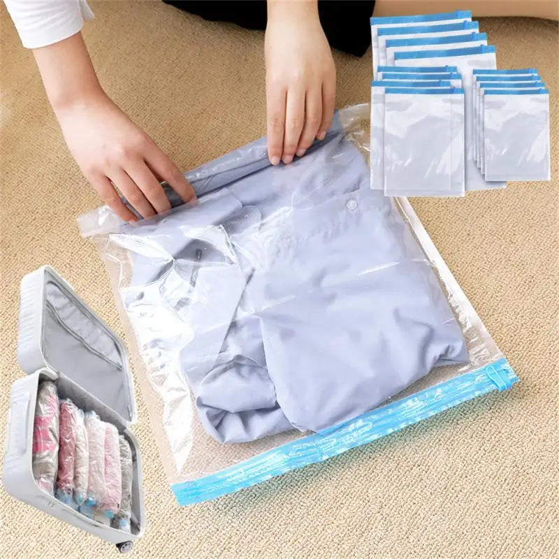 Roll Compression Vacuum Storage  Vacuum Storage Bags Suitcases - Vacuum  Travel Bag - Aliexpress