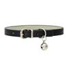 Pu Leather Japanese Bell Cat Collar High Quality Soft Leather Pet Traction Skin Friendly Puppy Collars Outdoor Kitten Supplies 6