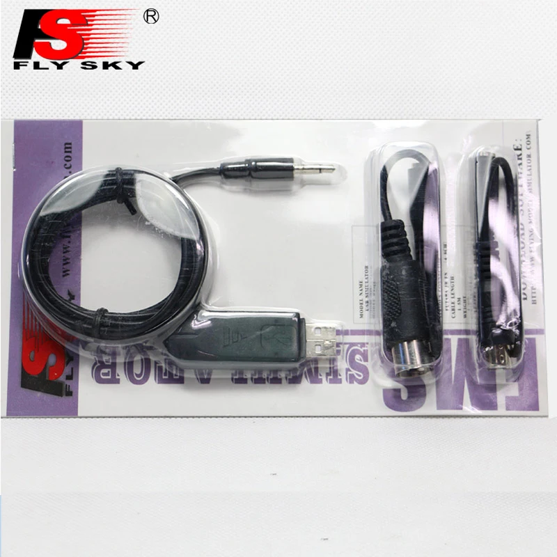 Flysky FS-SM100 Simulateur Vol USB pour FS-i6 i10 i6X