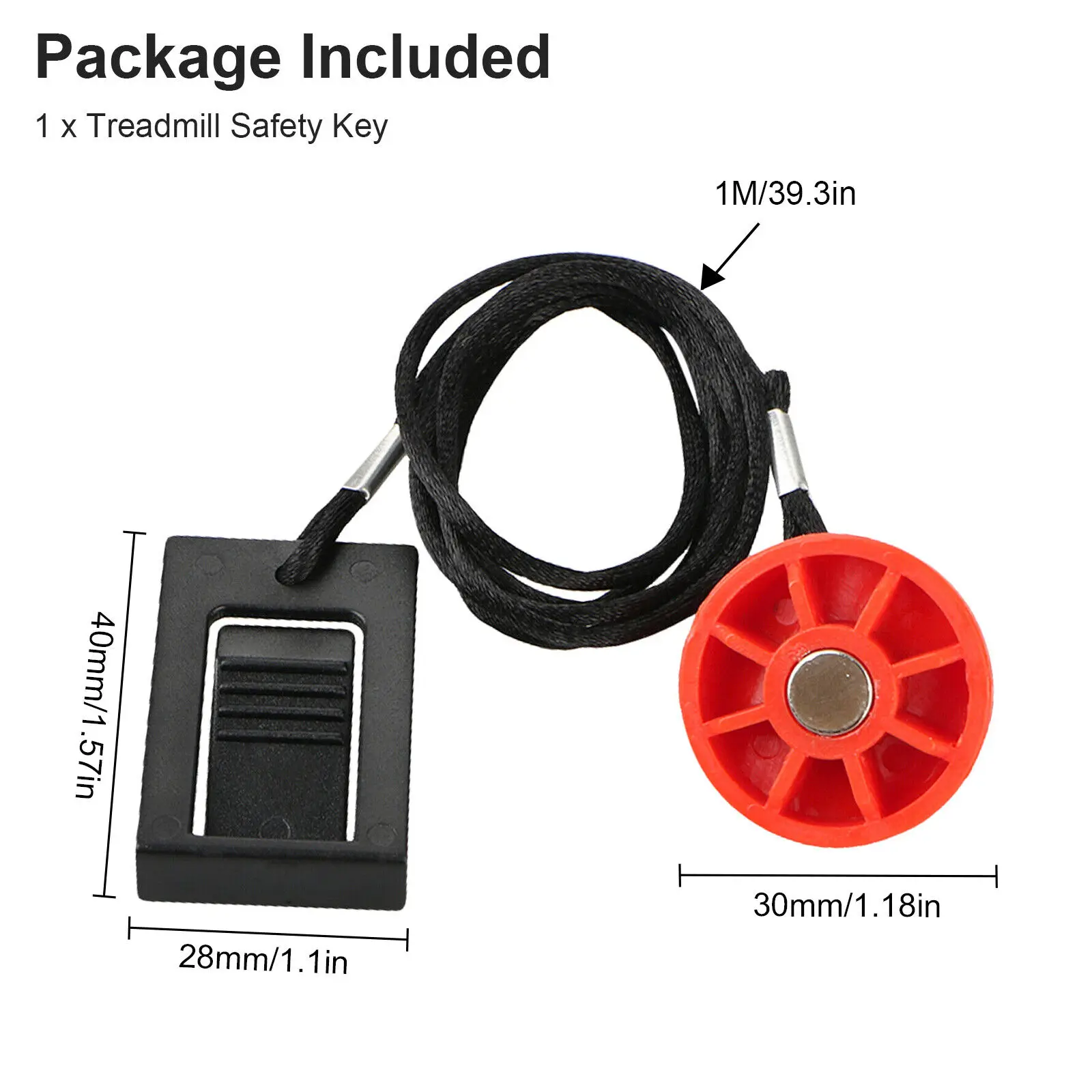 Treadmill Safety Key Universal Running Magnet Security Lock for ProForm Horizon