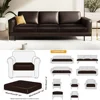 PU Leather Waterproof Sofa Seat Cushion Cover Elastic Chair Settee Seats Furniture Protector For Home Living Room Pets Kids 5