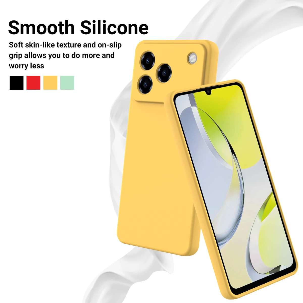 Silicone Ultra-Thin Anti-Fall Shockproof Case with Lanyard