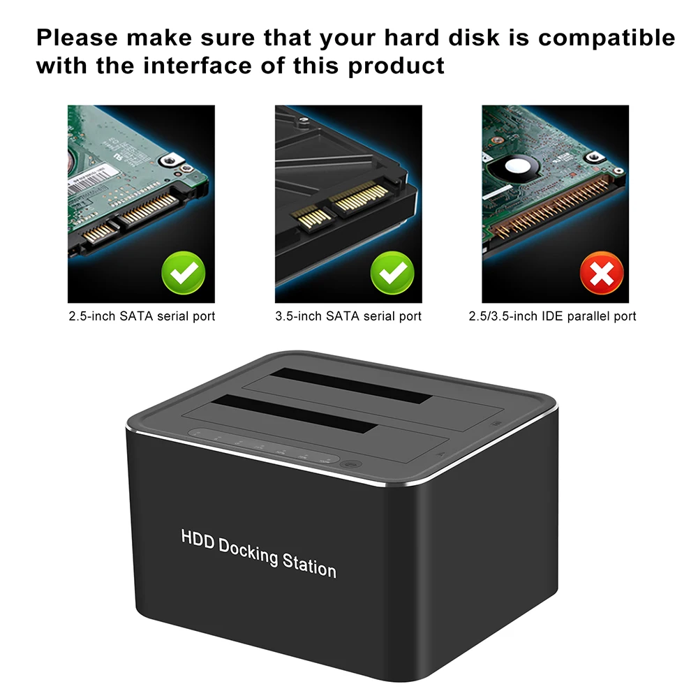 Docking Station, Hard Disk Enclosure, Suporte para