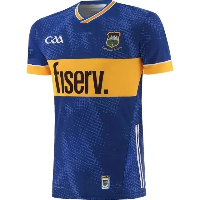 TYRONE GAA Home Jersey Shirt Mens Rugby Jersey Size:S-5XL name and number