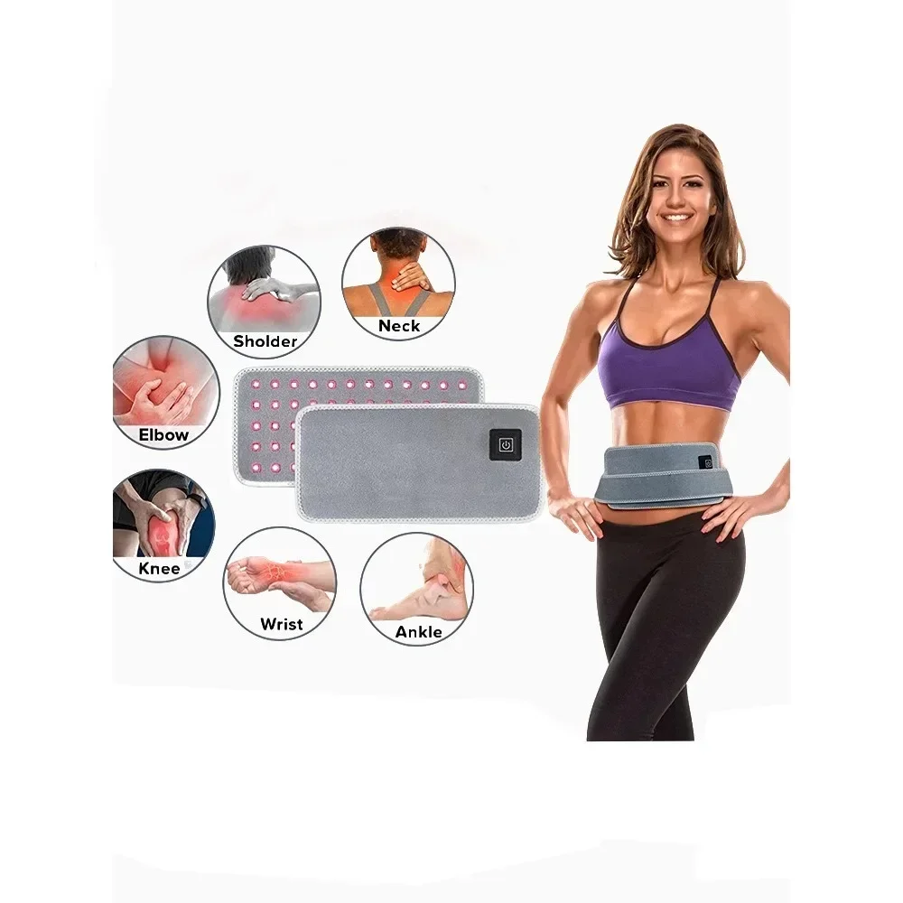 60pcs Red Light pad Infrared Pad For Burning Fat Perspiration Belly Slimming Pain Relief for Neck Waist, Knees, Arms, Wrists