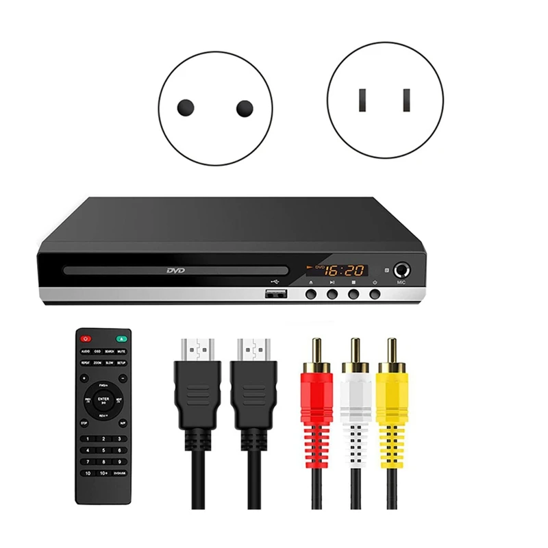 

Home DVD Player 1080P DVD Video Player EVD Student CD Player VCD Eye Protection DVD Player Box