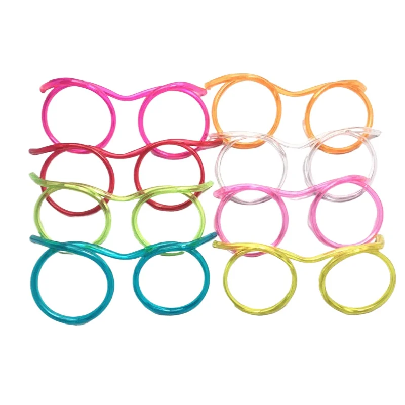 thumbnail image 1 of 8 Pcs Whimsical Crazy Straw Toys - Fun and Quirky Party Accessories for Birthday Celebrations, Parties, Kids Adults General Toys, 1 of 6