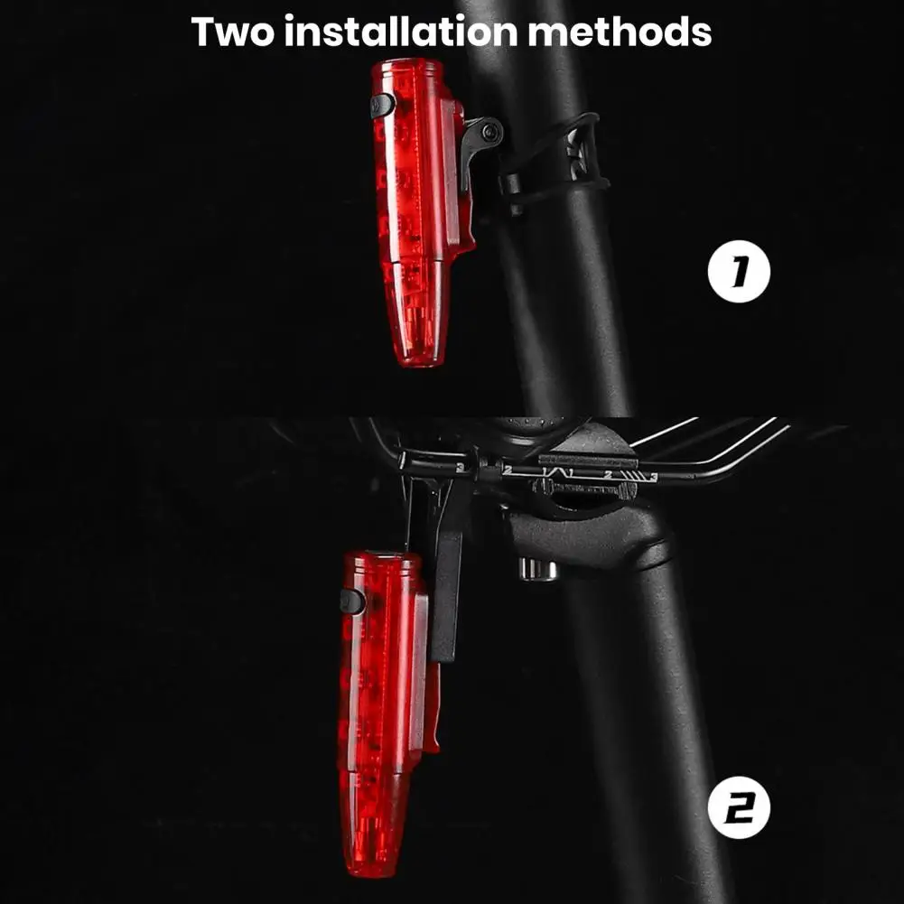 

5-second Flashing Bike Rear Light Bicycle Rear Light with Turn Signal Shock Sensor Waterproof Design Essential Cycling Accessory