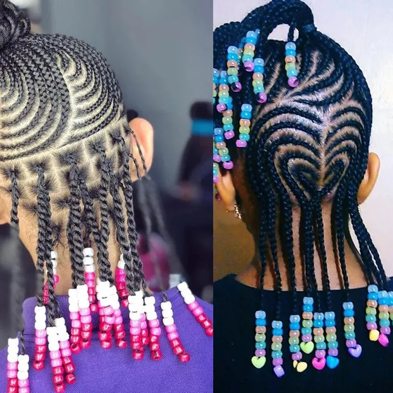 Acquista 10 pz Mix Tessuto Dread Dreadlock Perline Clip Polsino Per Capelli Treccia Perline Tubo Accessori Per Capelli Stile Casuale in Italia a partire da 2.03