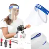 Nail Polishing Dust Mask Full Face Shield Nail Technician Sand Clear Protect Reusable Dust Oil Splash Ultra Light Elastic Mask 1