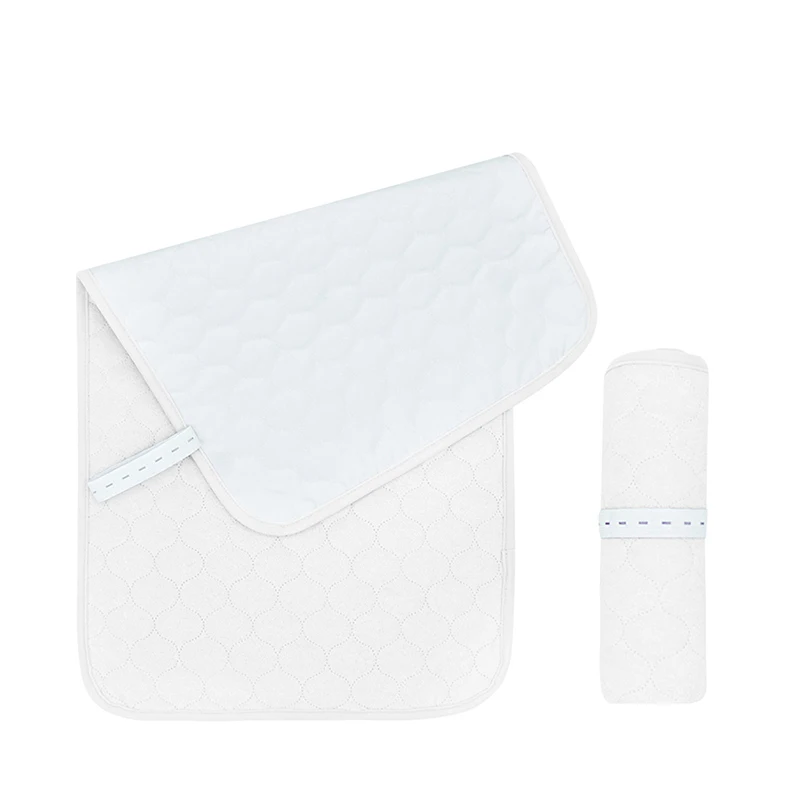 Reusable Waterproof Changing Pad Liners Non-slip Rectangle 26.5*14.3inch Quilted Absorbent Bassinet Mat Liners Changing Table