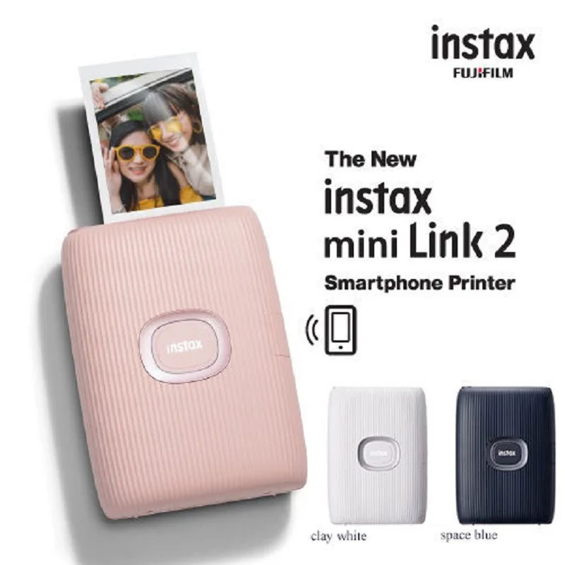 Originale Fujifilm Instax Mini Link 2 Stampante Instax Photo Camera Stampanti Per Smart Phone App Bluetooth Film Machine Fuji Camera