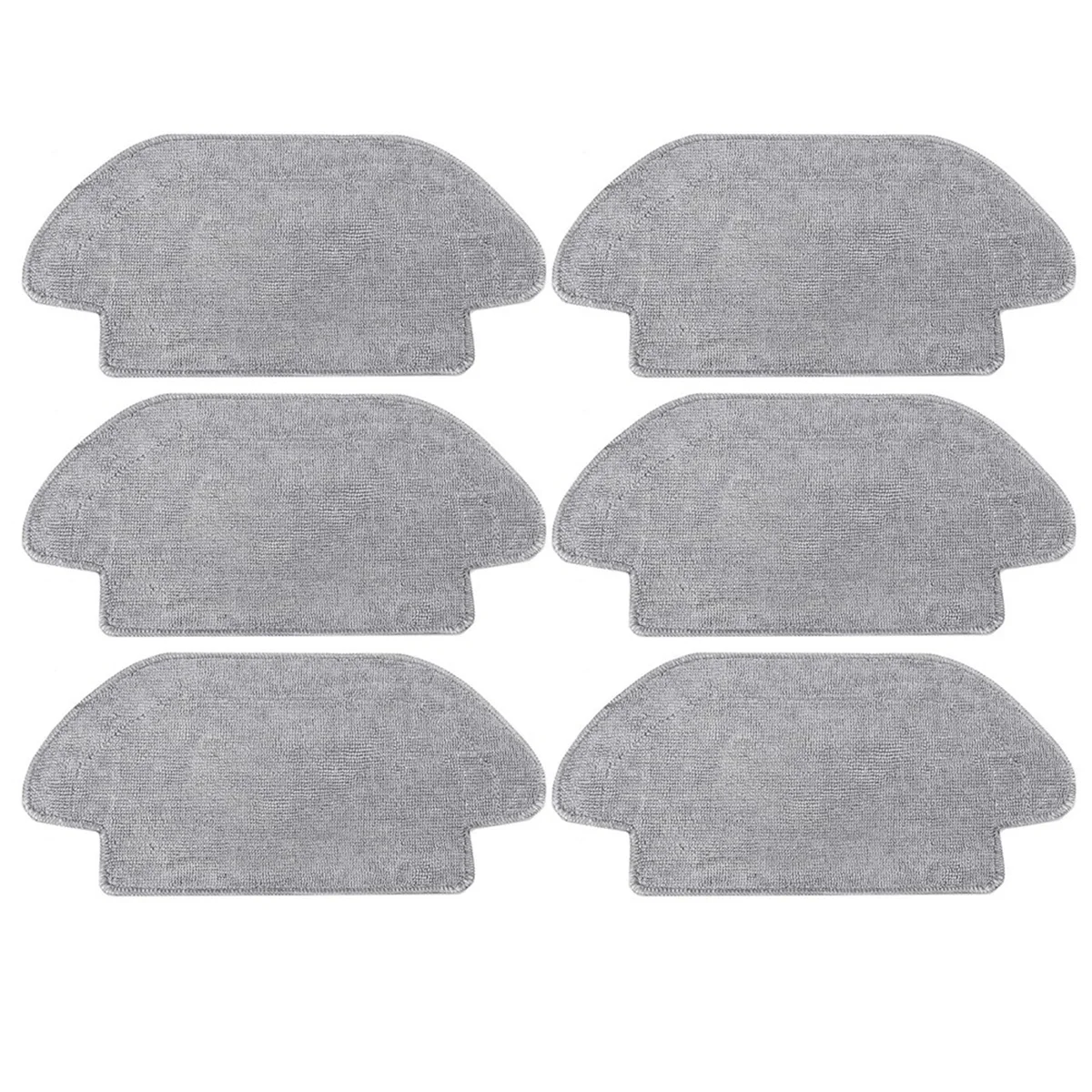 Confezione Da 6 Salviette Per Xiaomi Mi Robot Aspirapolvere 2S / S12 / Mop P/Mop Pro Microfibra Mop Pad Lavabile Mop Panno Accessorio