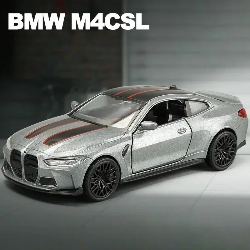 1:36 BMW M4 CSL M4 Alloy Car Diecasts & Toy Vehicles Car Model Miniature Scale Model Car Toys 2