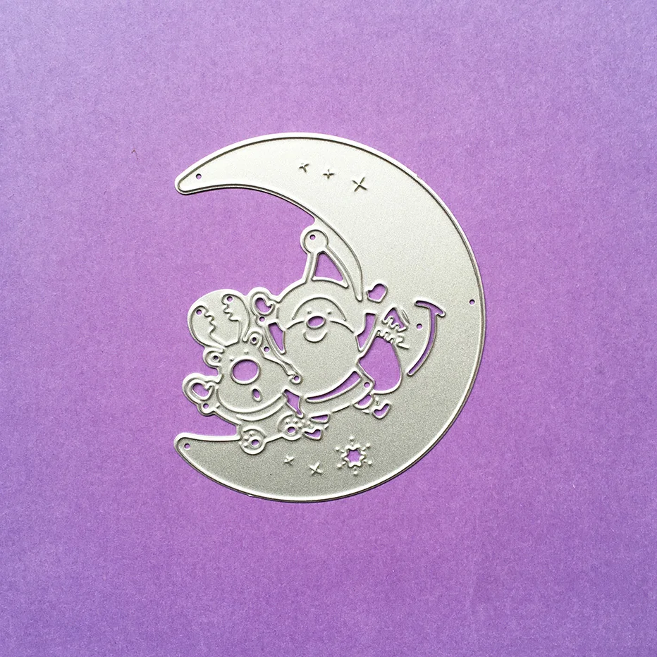 

Moon border Album Scrapbooking Cutting Dies Yiwu stock clearance DIY Paper gift Card Making metal craft