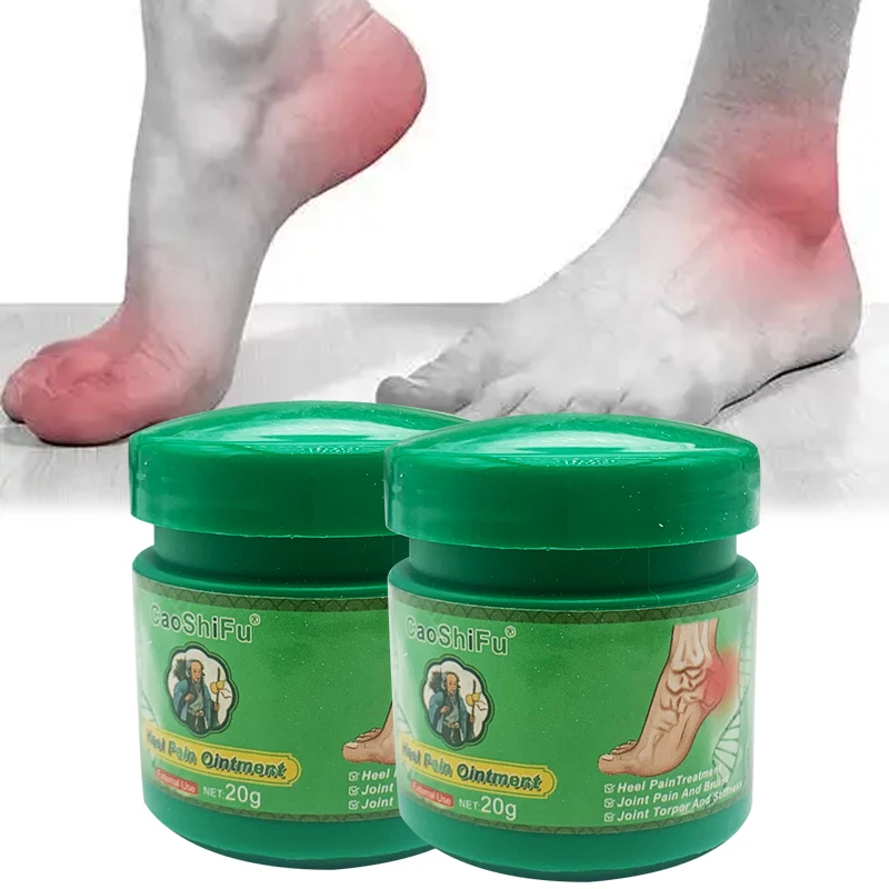 20g Chinese Herbal Medicine Heel Pain Ointment Relief Foot Joint Pain Discomfort Foot Numbness Soreness Foot Health Care pain relief cream