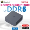 Beelink EQi12 1220P 12450H 12650H Mini PC LPDDR5 24GB 500GB SSD WiFi6 BT5.2 Desktop MINI PC Gamer Computer VS SER5 Pro 5800H 1