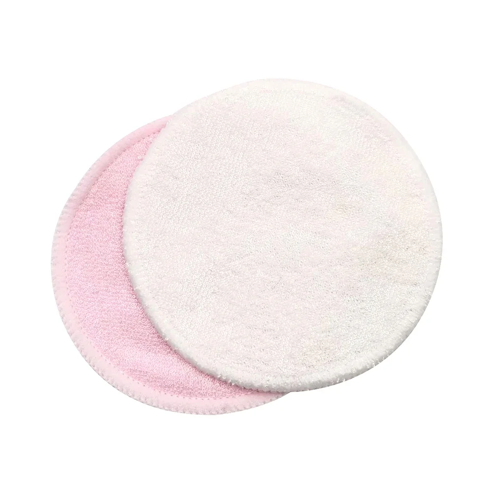 Makeup remover pads Reusable Bamboo Fiber Makeup Remover Pads 12pcs/Pack Washable Rounds Cleansing Facial Cotton Make Up Removal Pads Tool