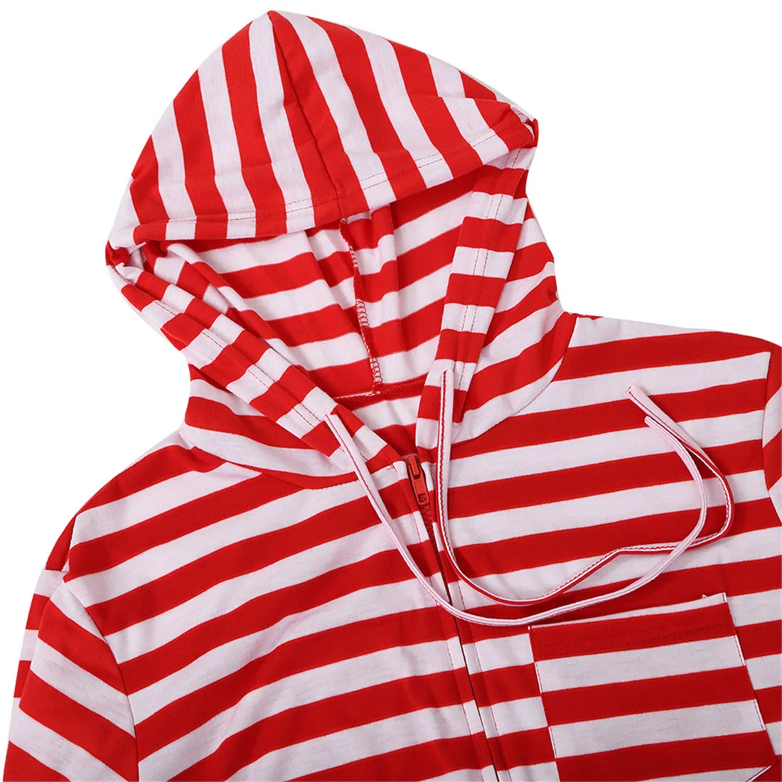Red and White Striped Family Christmas Pajamas Sets Couple Onesie Plus Size Pajamas Matching Sets for Couples