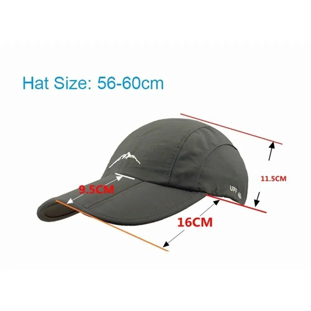 Foldable Outdoor Hat Waterproof Sport Cap Baseball Cap Hiking Mountaineering 6