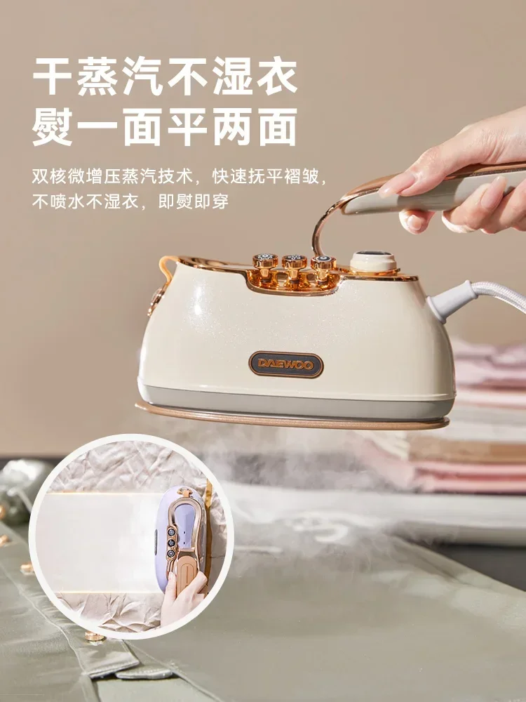 220V Small Size Steam Iron Handheld Garment Steamer for Dorm Room 2