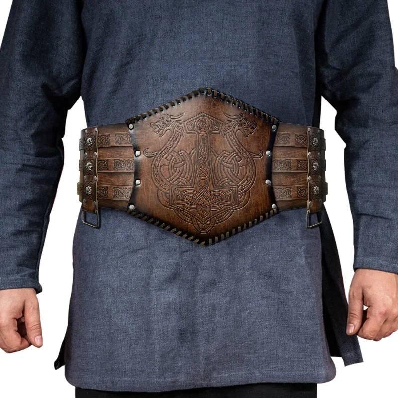 Gants D'armure Gothique En Métal Et Cuir Pour Adulte - Cosplay, Halloween, Reconstitution Historique, Taille Standard