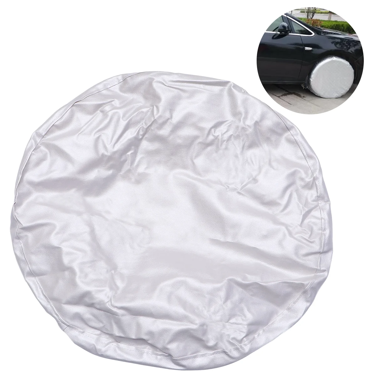 

Thick Section Car Tire Cover Trailer Pvc Imitation Spare Tyre Protector