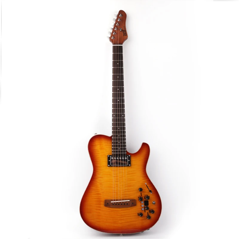 Nuovo Design Silenzioso Chitarra Acustica Elettrica Portatile Da Viaggio Integrato In Effetti Electricas Electro Electrique Guitare Guiter Guitarra