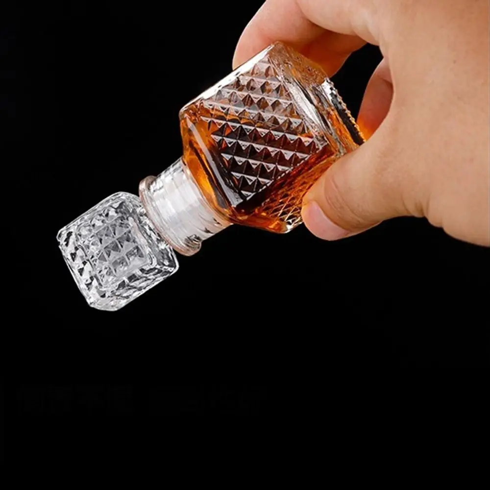 Mini Glass Spirit Decanter 50ml Transparent Lead Free