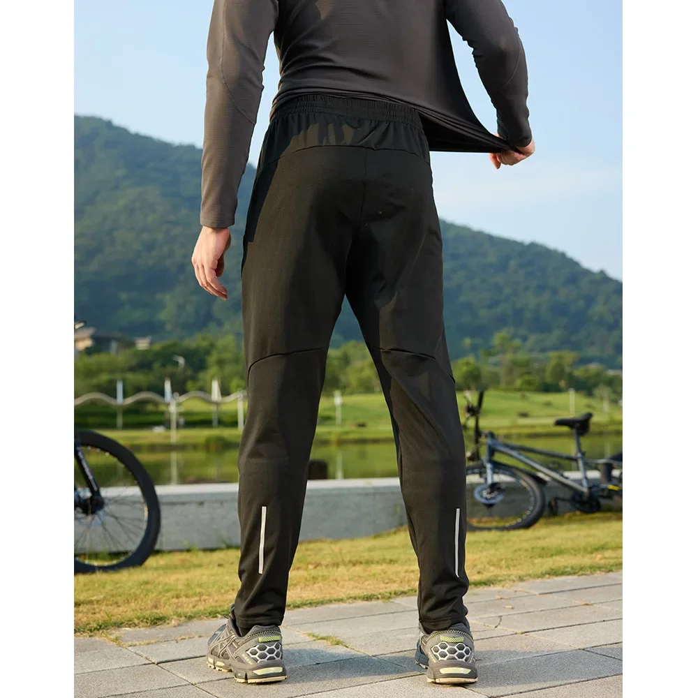 Lulu Men's Running Sweatpants Autumn/Winter Knit Casual Fitness Pants Outdoor Running Basketball Quick Dry Trousers